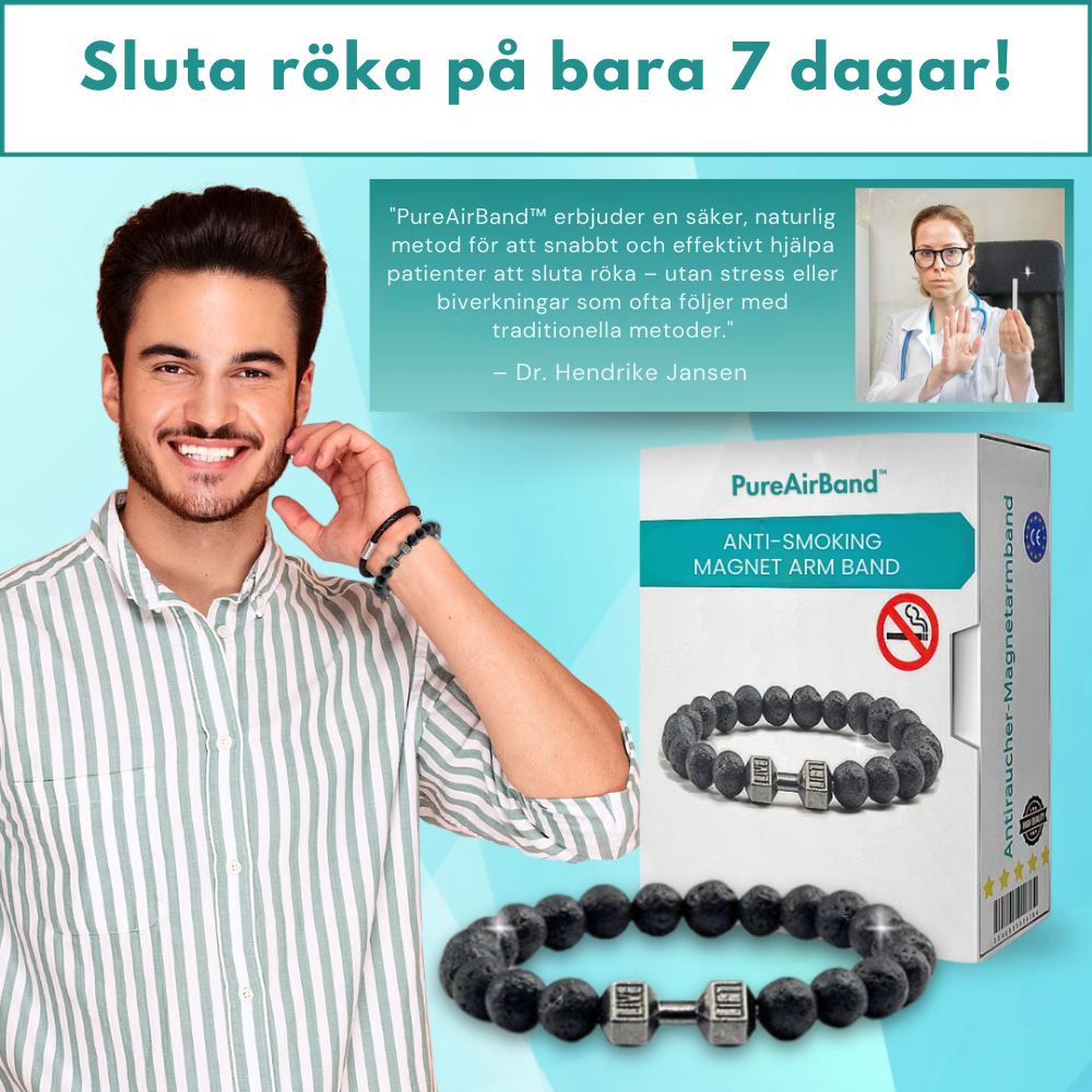 PureAirBand™- Sluta röka för alltid på bara 7 dagar – din frihet börjar nu!