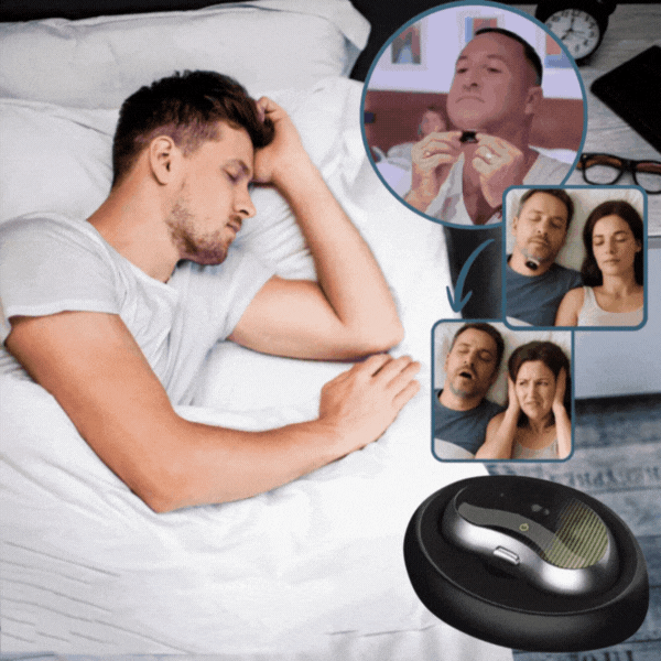 SnoreFree™-enhet | Bli av med snarkning och sov gott första natten!