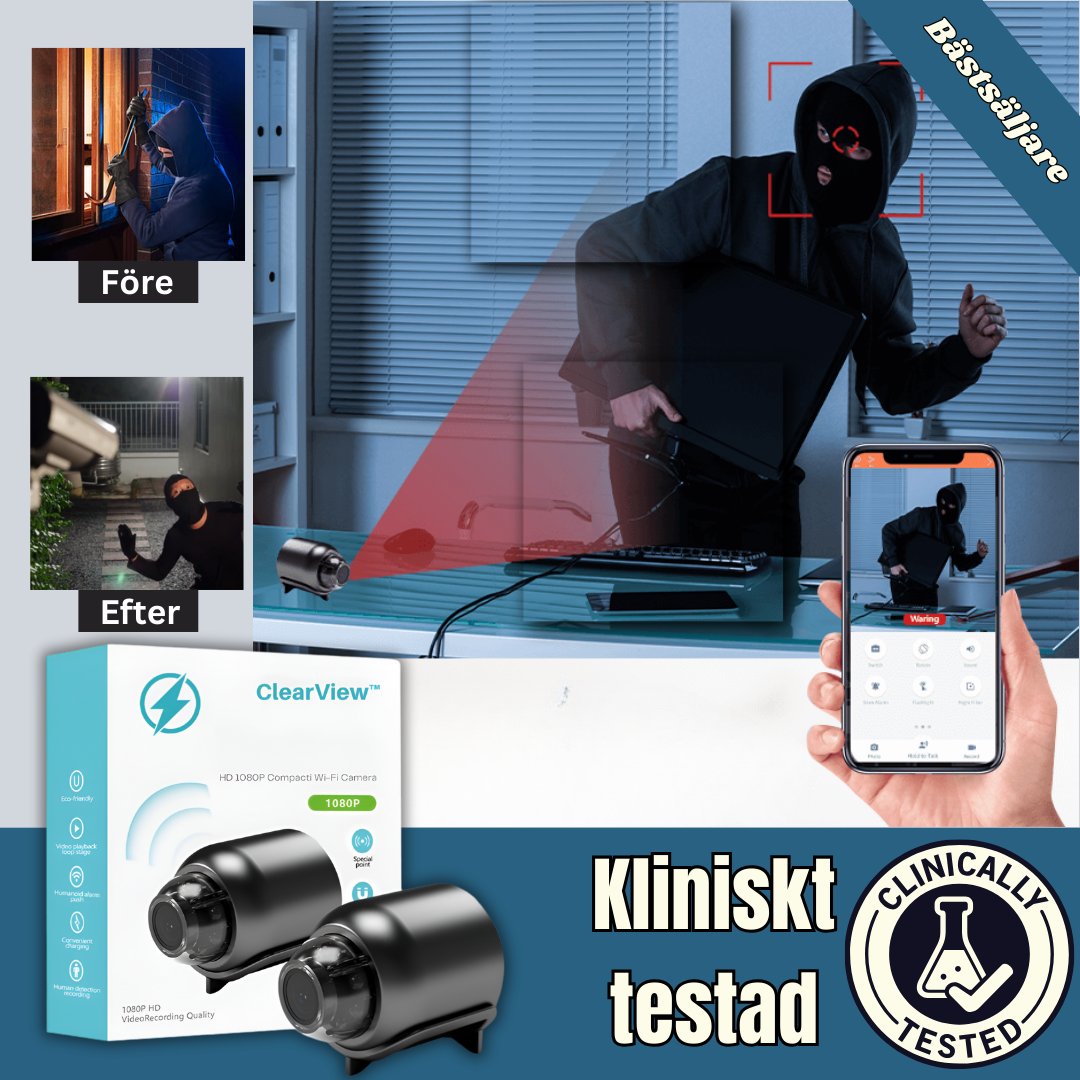 ClearView™ - Cam | Spionera diskret, utan att bli upptäckt