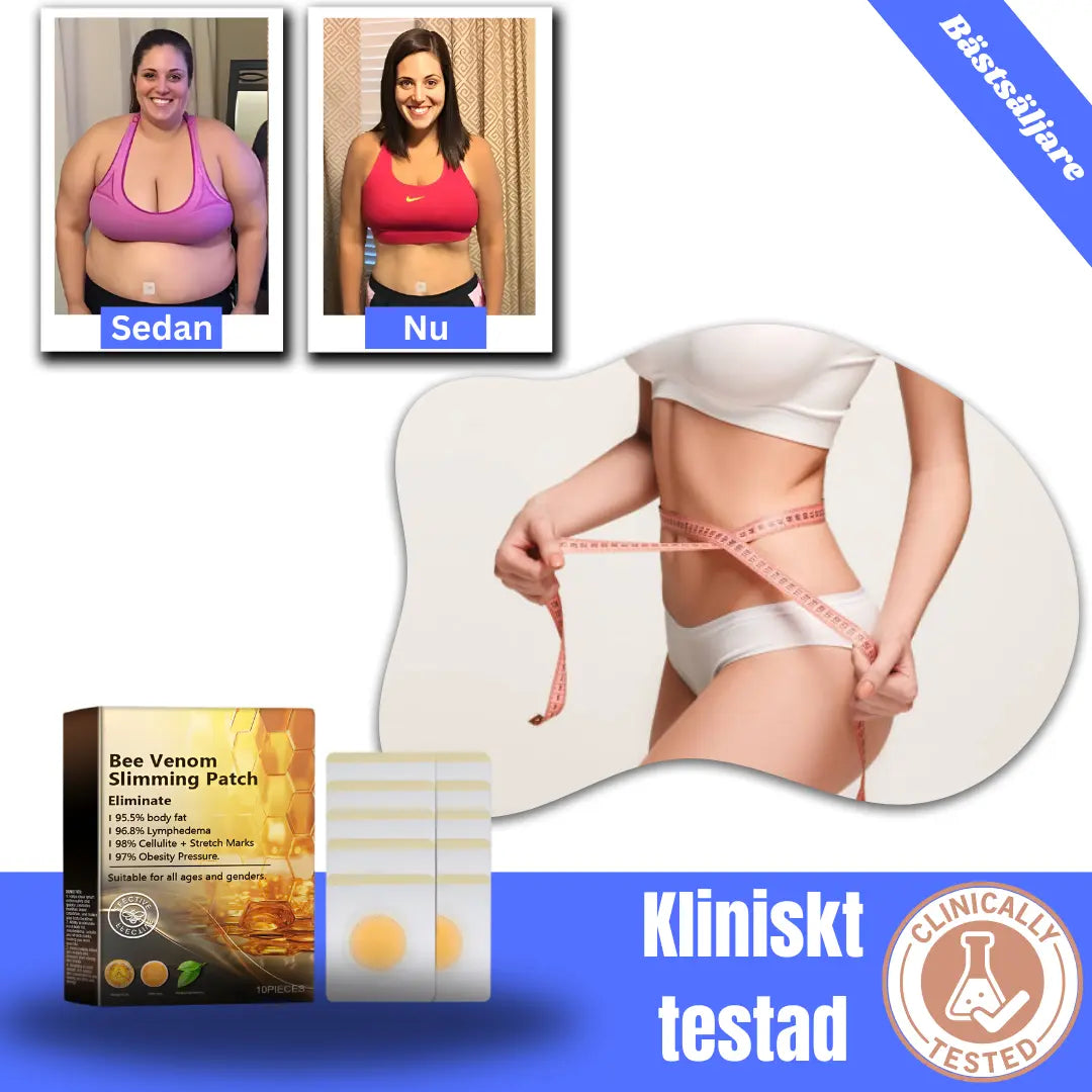 SlimViva™ - Patch | Smälter naturligt 95,5% av ditt kroppsfett på 4 veckor