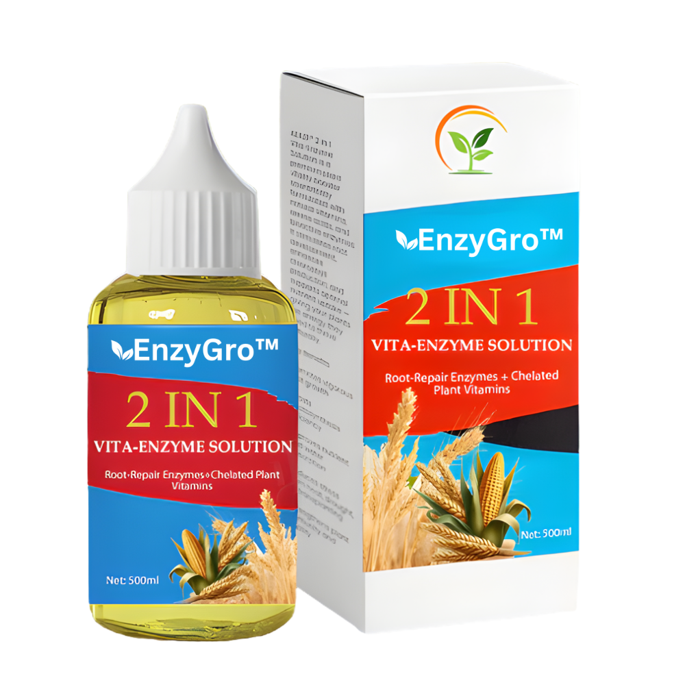 EnzyGro™ | Snabb växtrevitalisering Återställer hälsa och avkastning på 6 timmar, kemikaliefritt.