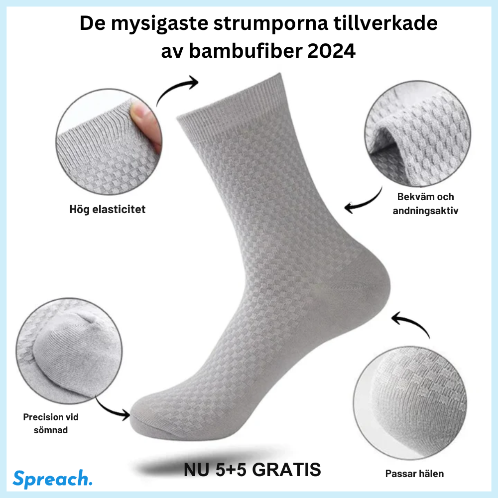 ZenSoles™ - Casual strumpor av bambufiber | 5+5 GRATIS