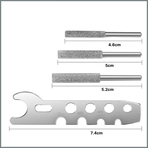 ChainEdge™ - Elektrisk vässningssats för motorsåg | 2+2 GRATIS