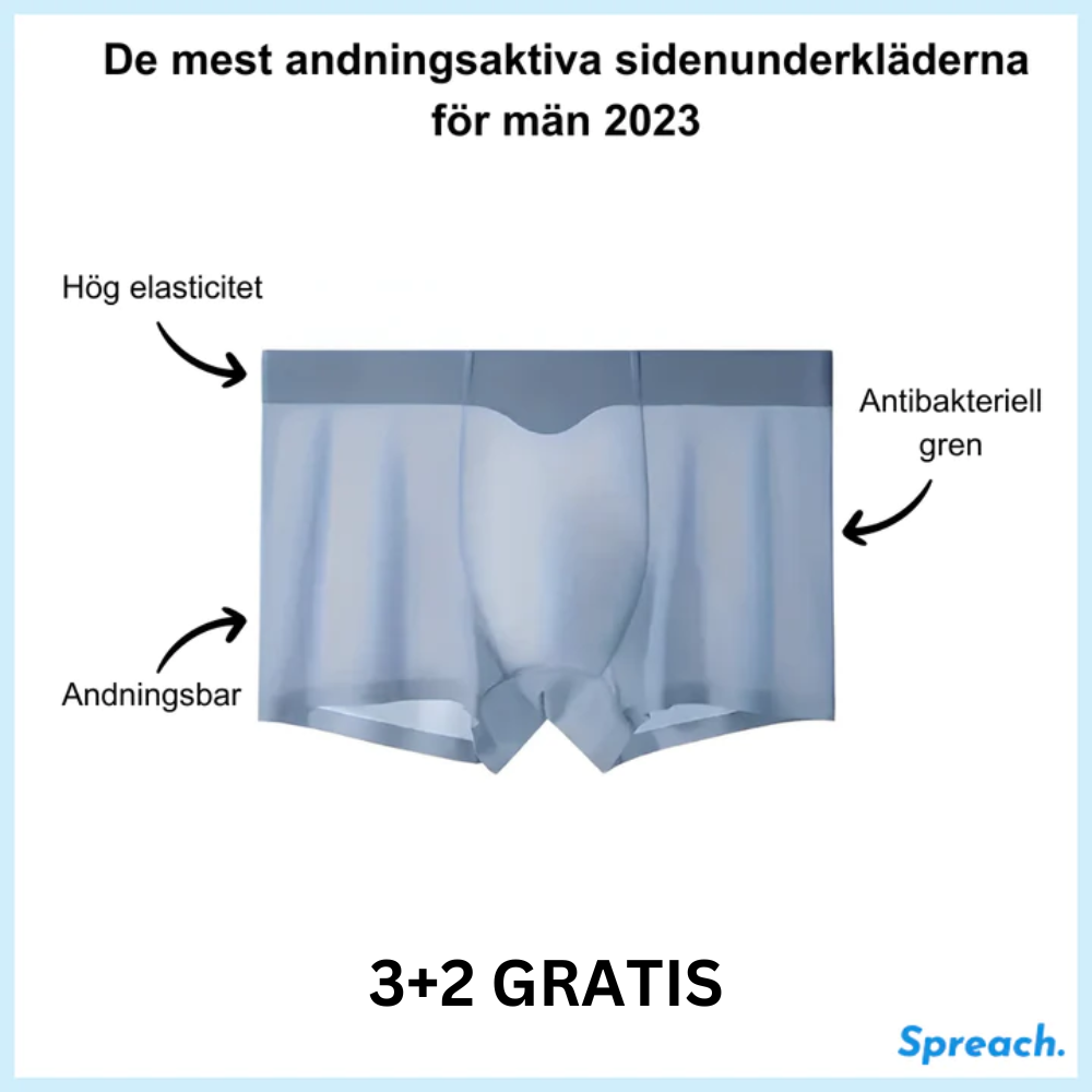 ZenithCool™ - Boxerkalsonger i sidenunderkläder | 3+2 GRATIS