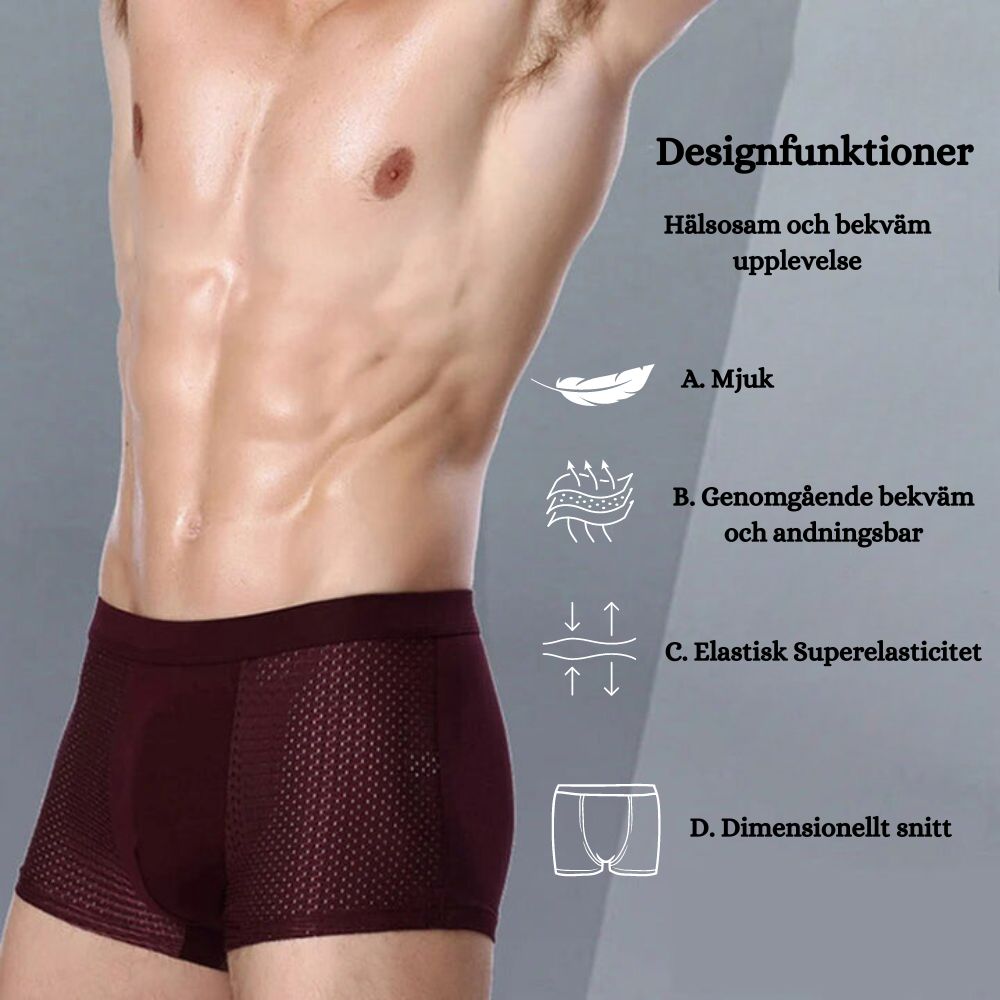 ZenFit™ - Boxerkalsonger i bambu och mikrofiber för män | 5+5 Gratis