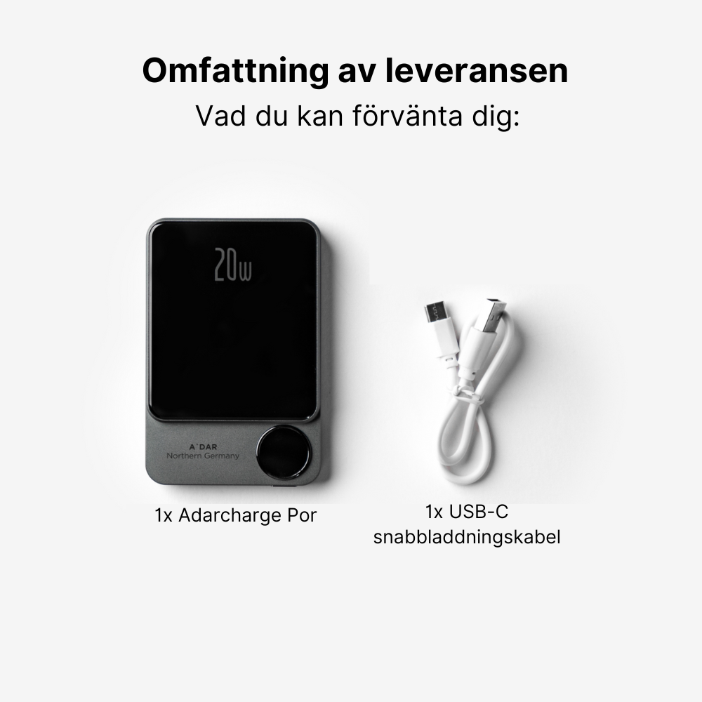 SwiftCharge™ - Magnetisk trådlös kraftbank för IOS