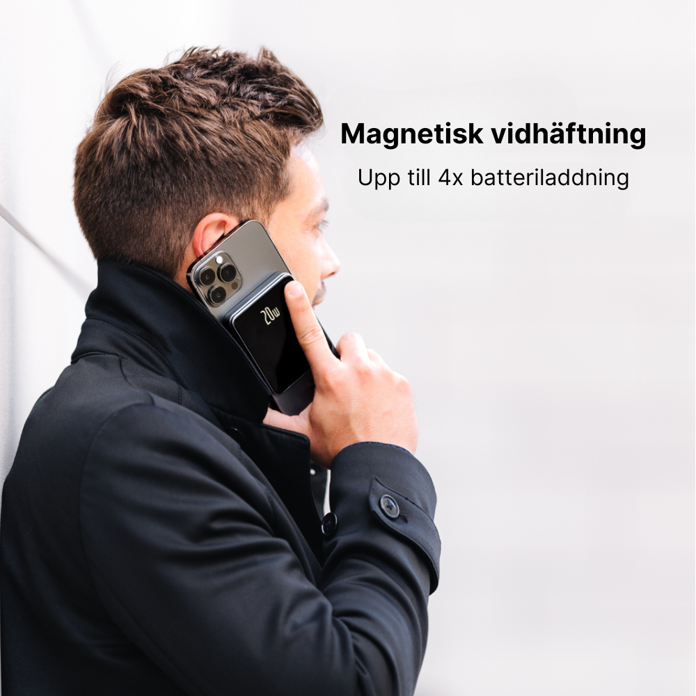 SwiftCharge™ - Magnetisk trådlös kraftbank för IOS