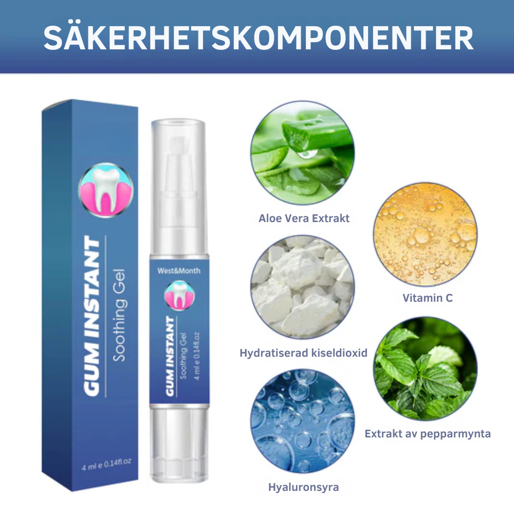 GumSoothe™ - Gum Relief Gel för parodontal behandling | 1+1 Gratis