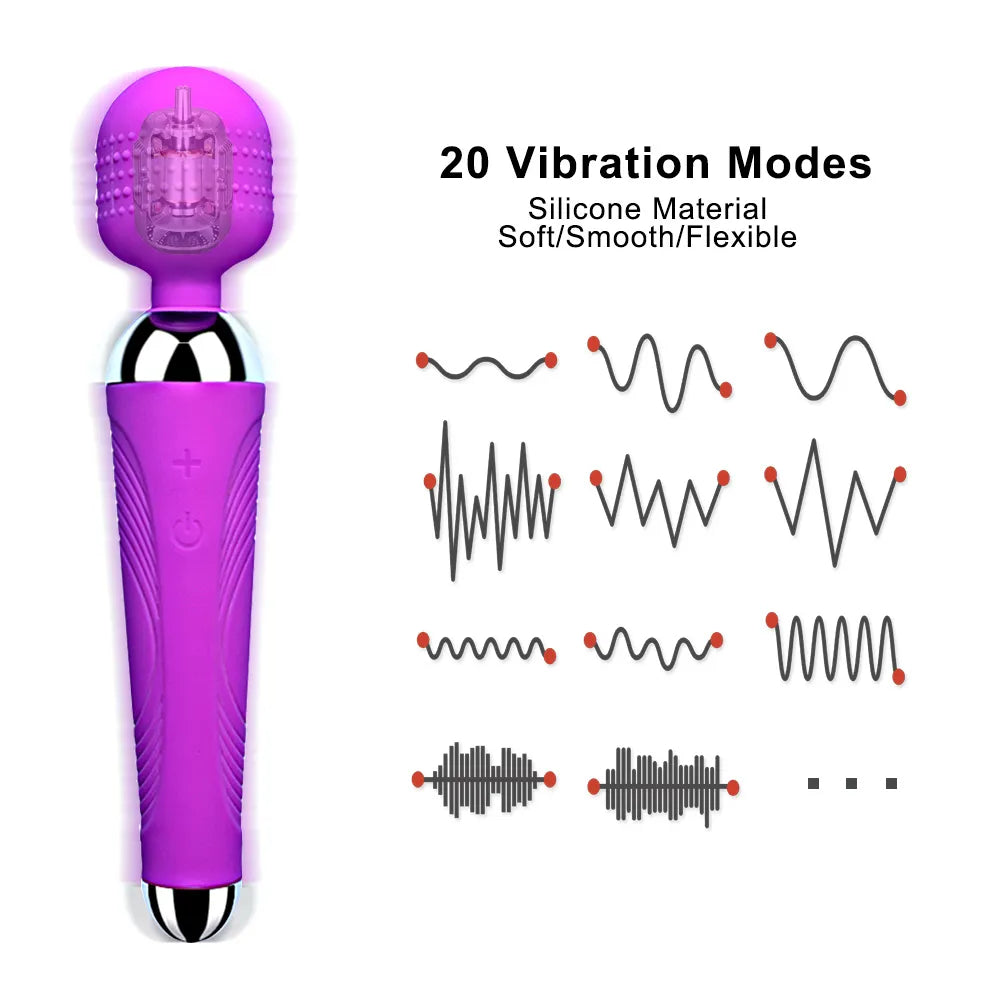 PleasurePulse™- Vibrator Magisk stav Klitorisstimulator för kvinnor | 31% Rabatt