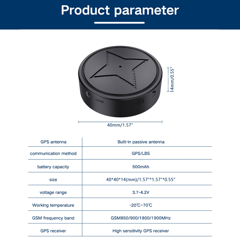 TrackerPro™- Stark magnetisk GPS-tracker mot förlust |  45% Rabatt