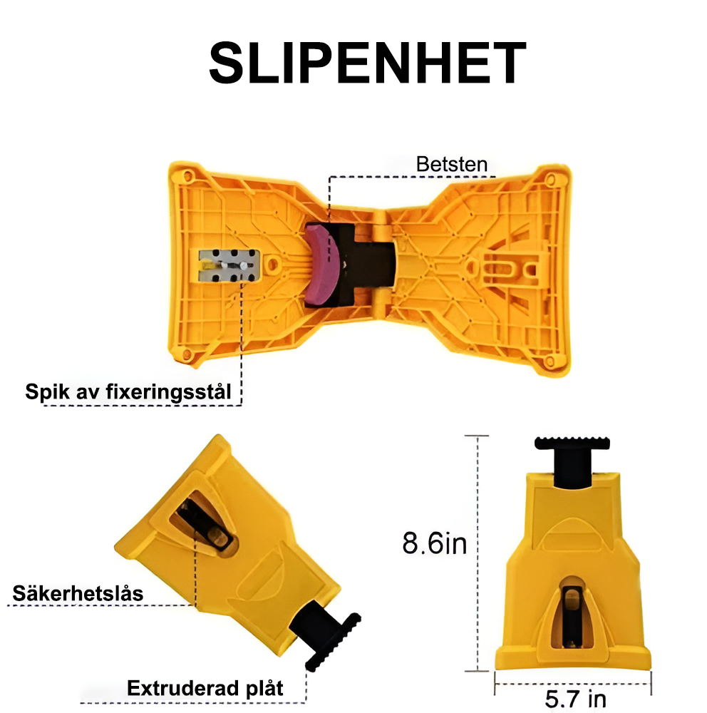 ChainSwift™ - Snabb, säker och enkel slipning av motorsågständer | 40% Rabatt