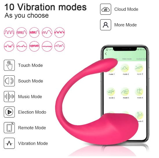 SensaWave™ - Trådlös Bluetooth-massagevibrator för kvinnor | 39% Rabatt