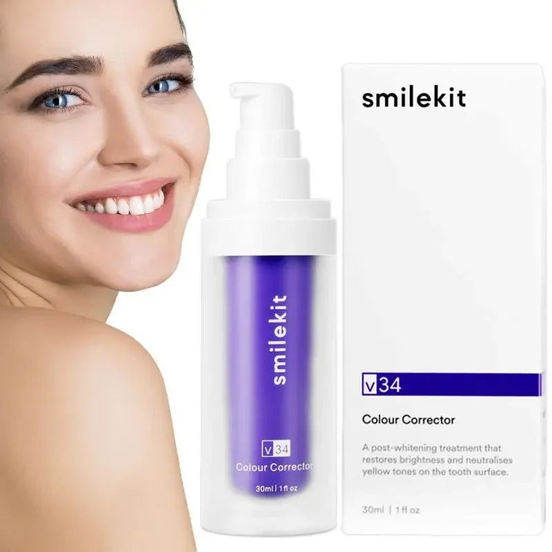 Smilekit™ - Lila tandkräm för blekning | 40% Rabatt