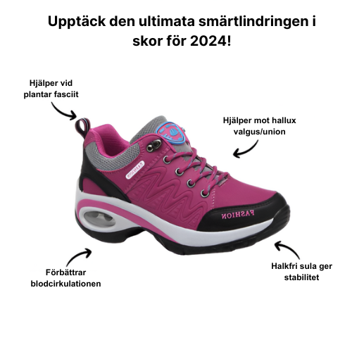 ErgoSteps™ - Smärtlindrande ergonomiska skor | 47% Rabatt