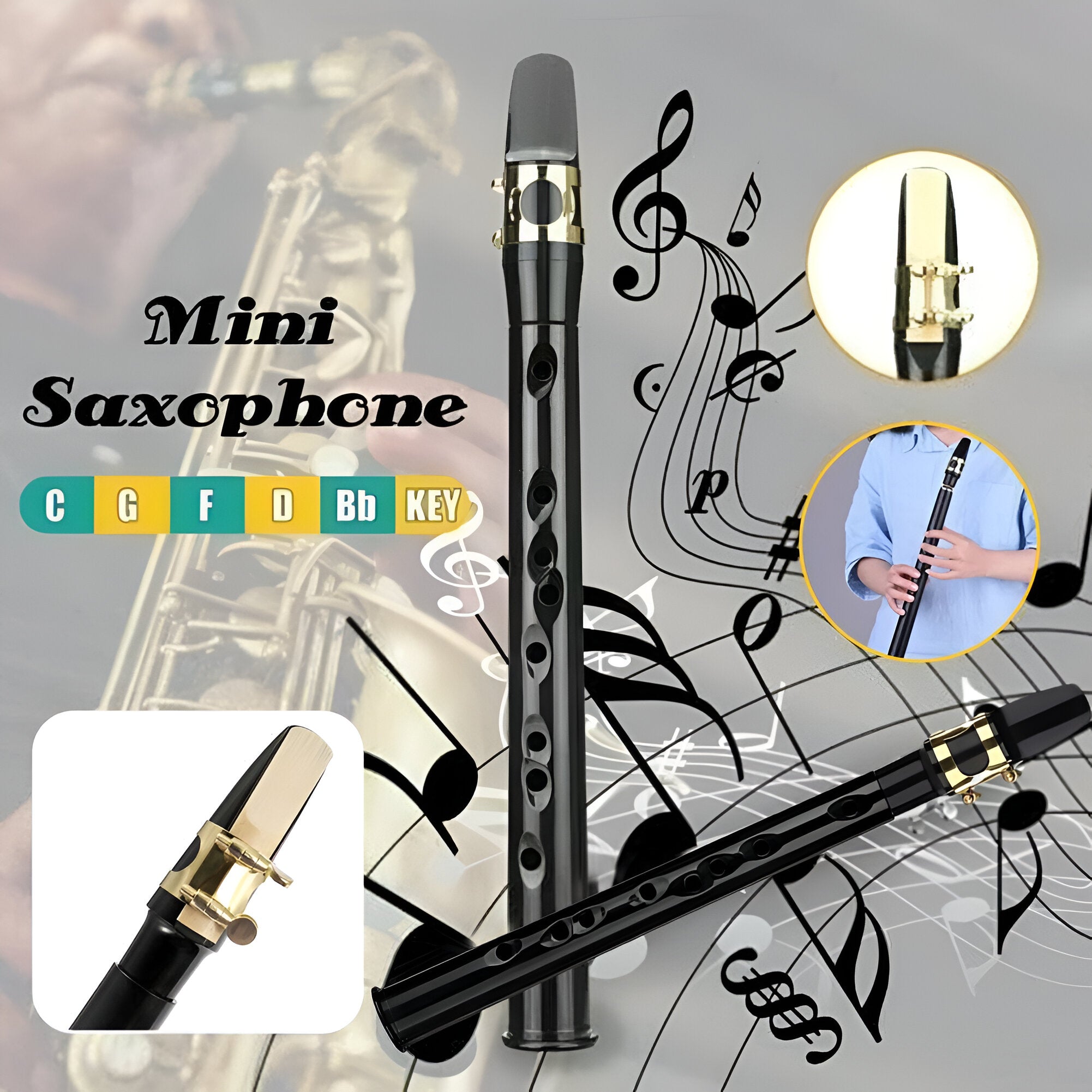 MiniSonic™ - Mini Pocket Sax | 46% Rabatt