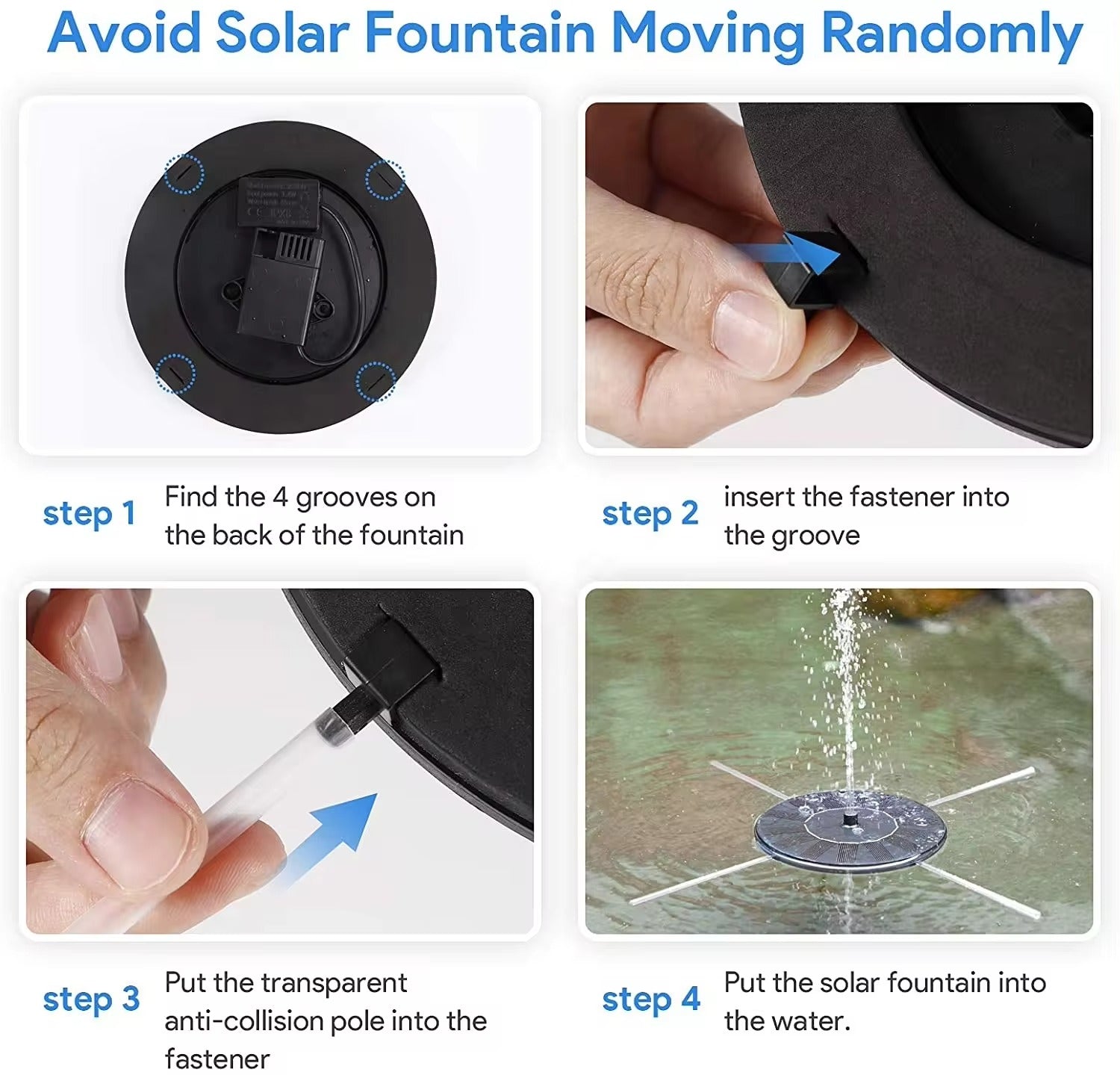 EcoStream™ - Solfontän för trädgårdsdekoration | 30% Rabatt