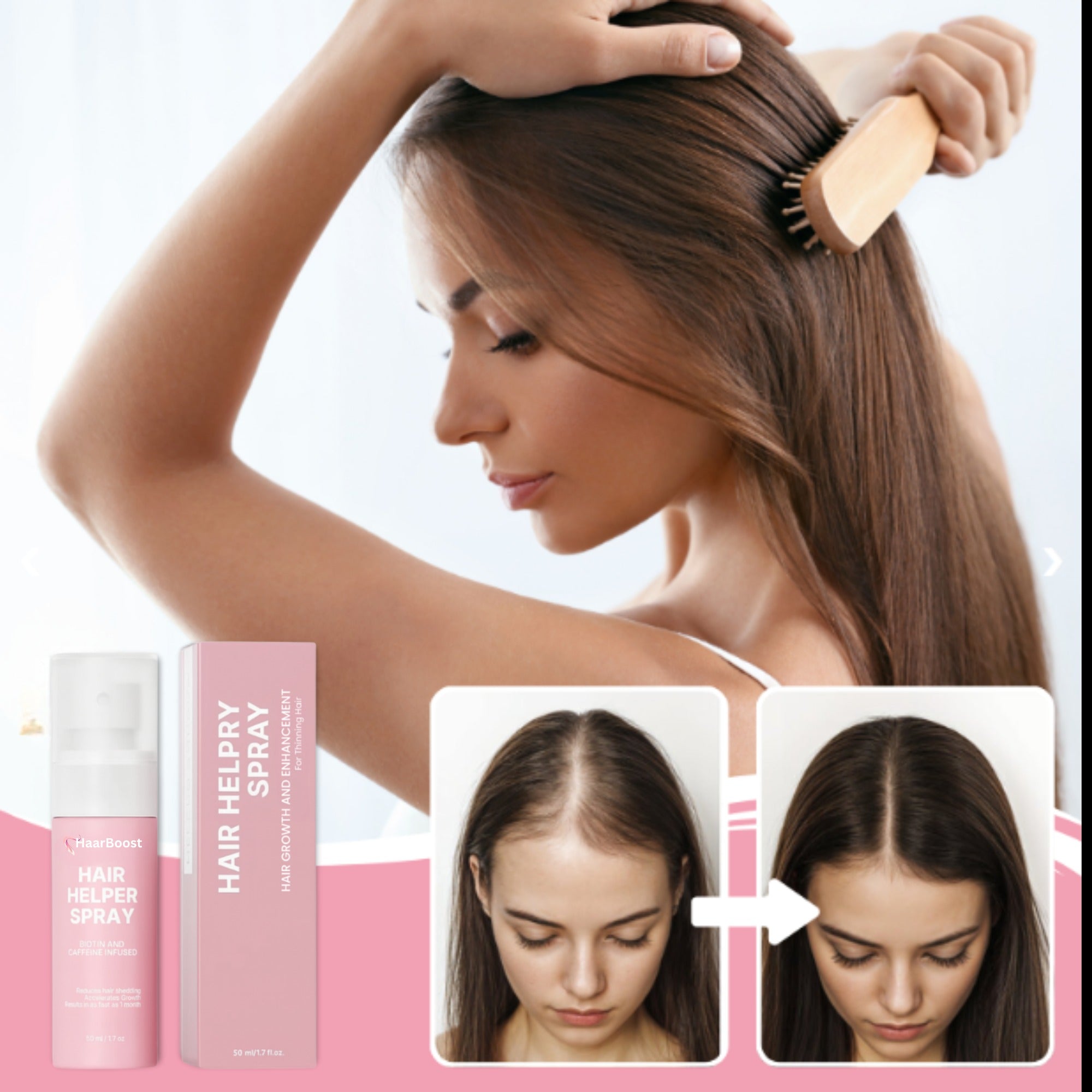 HairBoost™ | Stoppa håravfall och stimulera hårväxt på bara 14 dagar