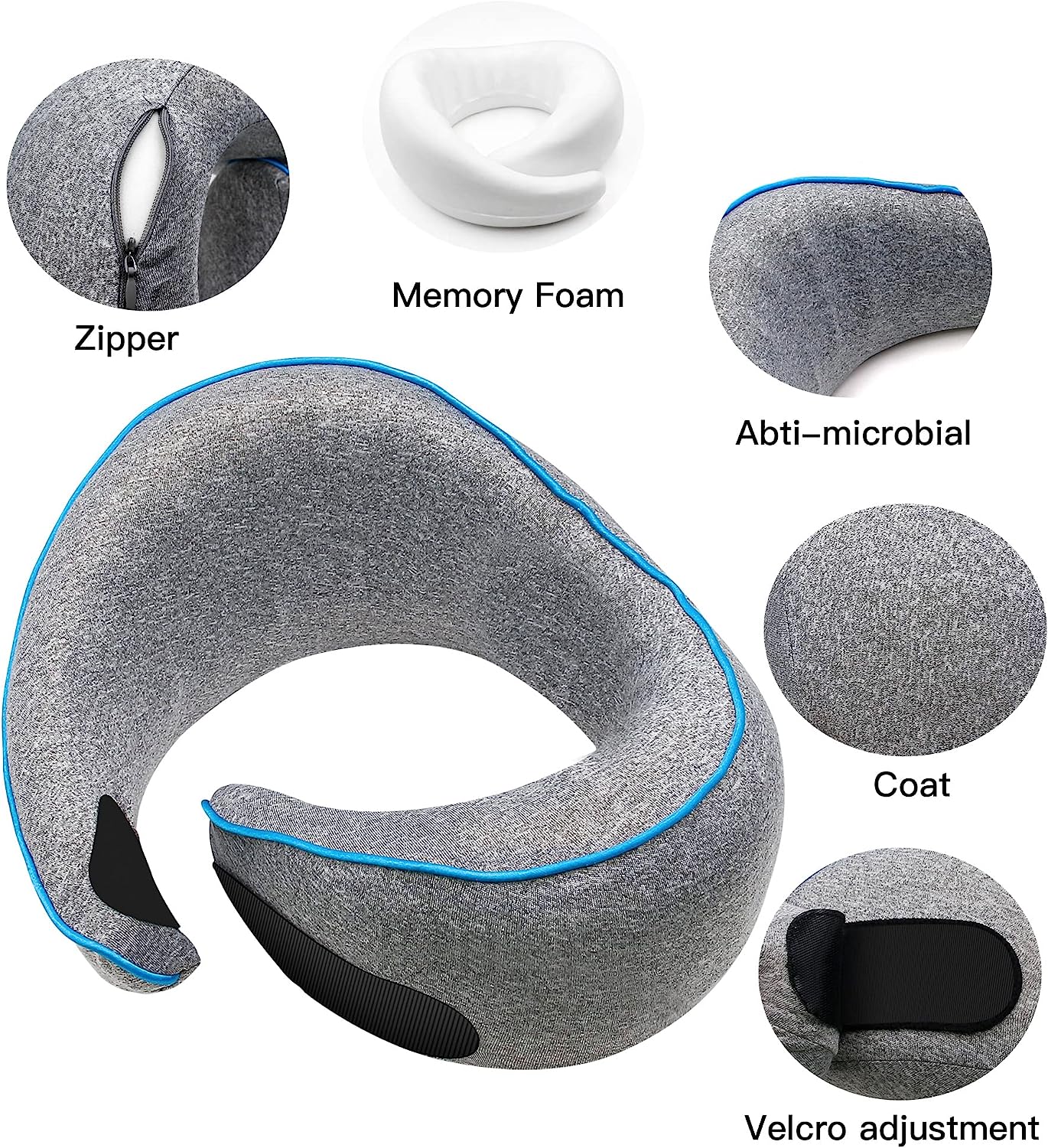 NeckPillow™ - bekväm resekudde med minnesskum