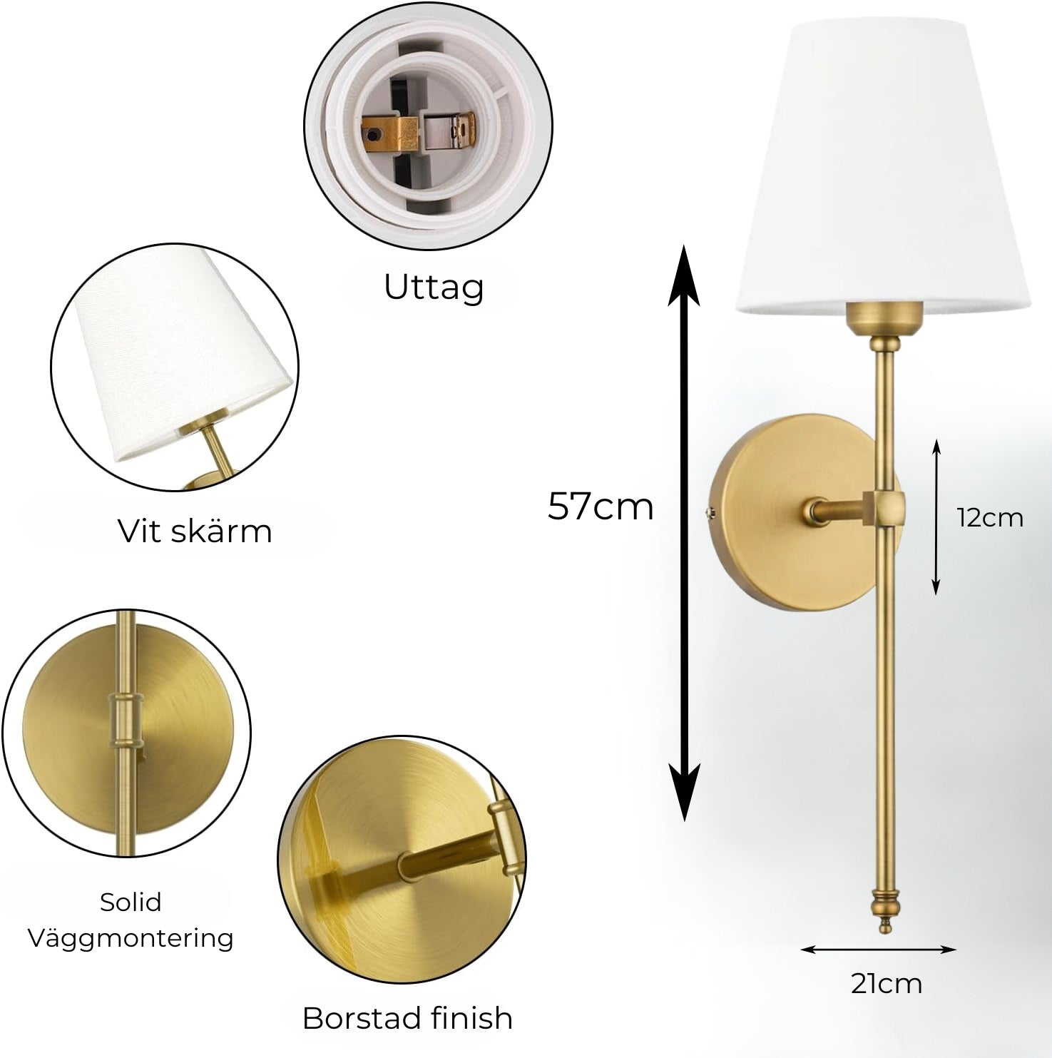 GlowVista™ - Klassisk retro LED-vägglampa