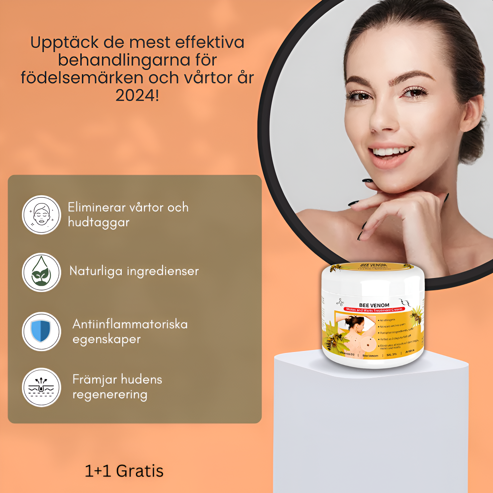 NaturaClear™ - Säg adjö till vårtor och få slät hud på bara några veckor! | 1+1 Gratis