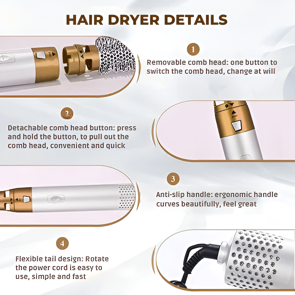 StyleSphere™ - 5-i-1 professionell styler