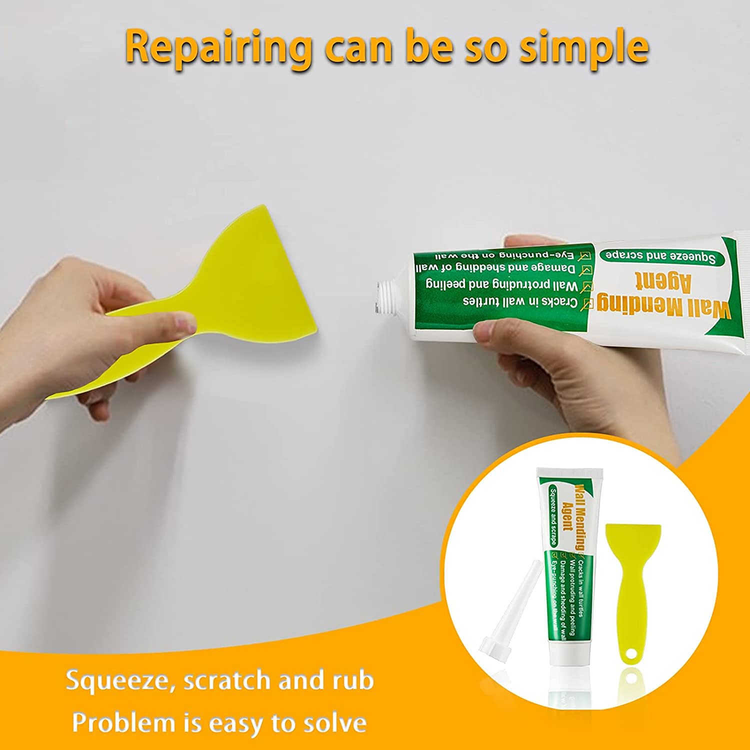 RepairPaste™ - Reparationsmedel för väggar
