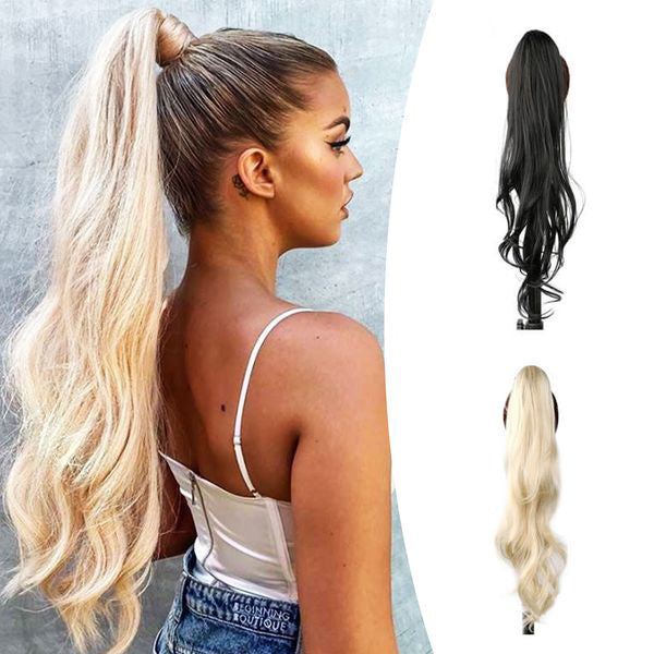 Rapunzel™ - 80 cm hästsvans hårförlängning | 1+1 Gratis