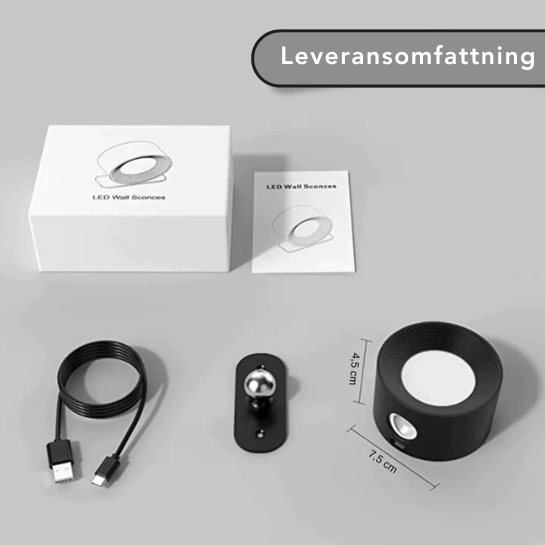 Illuminator™ - Futuristisk trådlös dimbar lampa