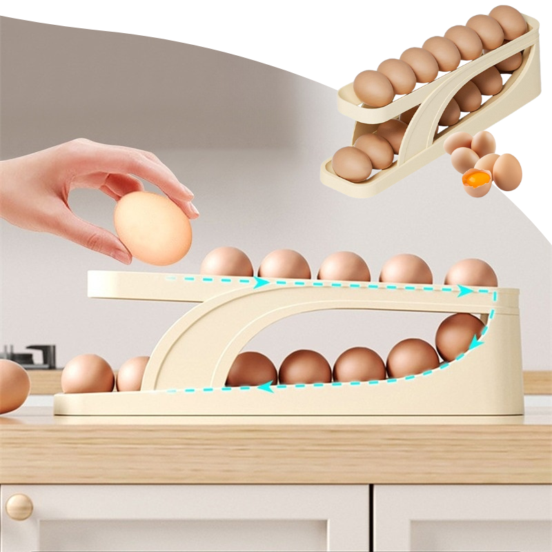 Eggstravagant™ - Automatisk rullande äggtrågsdispenser | 1+1 Gratis